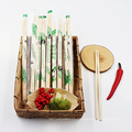 Eco friendly natural bamboo round chopsticks for restaurant